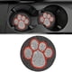 thumbnail image 1 of pstuiky Platillo para coche con diseño de huella de perro universal antideslizante decorativo con aislamiento térmico., 1 of 7