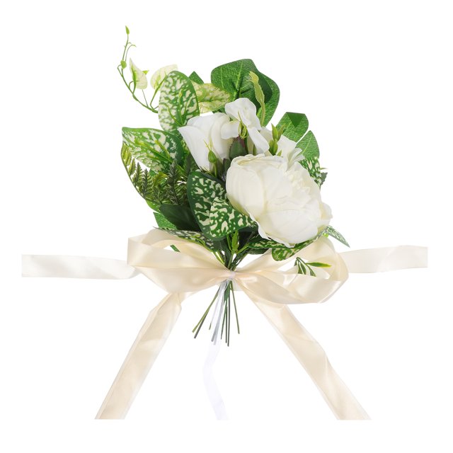 Silla trasera flor decoración silla de boda decoración de la decoración de la decoración HOMEMAXS 11909391-MX