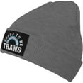 thumbnail image 2 of Proud to be Trans LGBT Gay Pride Beanie Hat Men Winter Knit Hat Women Slouchy Skull Cap Knitted Hat Hedging Hat Black, 2 of 8