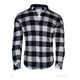 thumbnail image 1 of Camisa Franela De Cuadros Blanco Hombre Slim Fit, 1 of 1