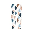 thumbnail image 5 of QATAINLAV Capri Pants for Women High Waist Tummy Control Floral Printed Leggings Trendy Casual Dressy Comfy Silm Fit Tights Brown L, 5 of 6