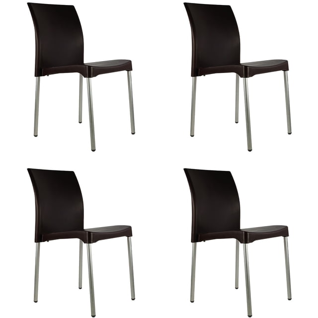 Mundo In Juego de 4 Sillas Vivanti - Sillas para Comedor - Café Mundo In Comedor