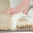 thumbnail image 3 of Unique Bargains Non Slip Bathroom Rug Water Absorbent Soft Shaggy Rubber Back Bath Rugs Pink 16" x 24", 3 of 6