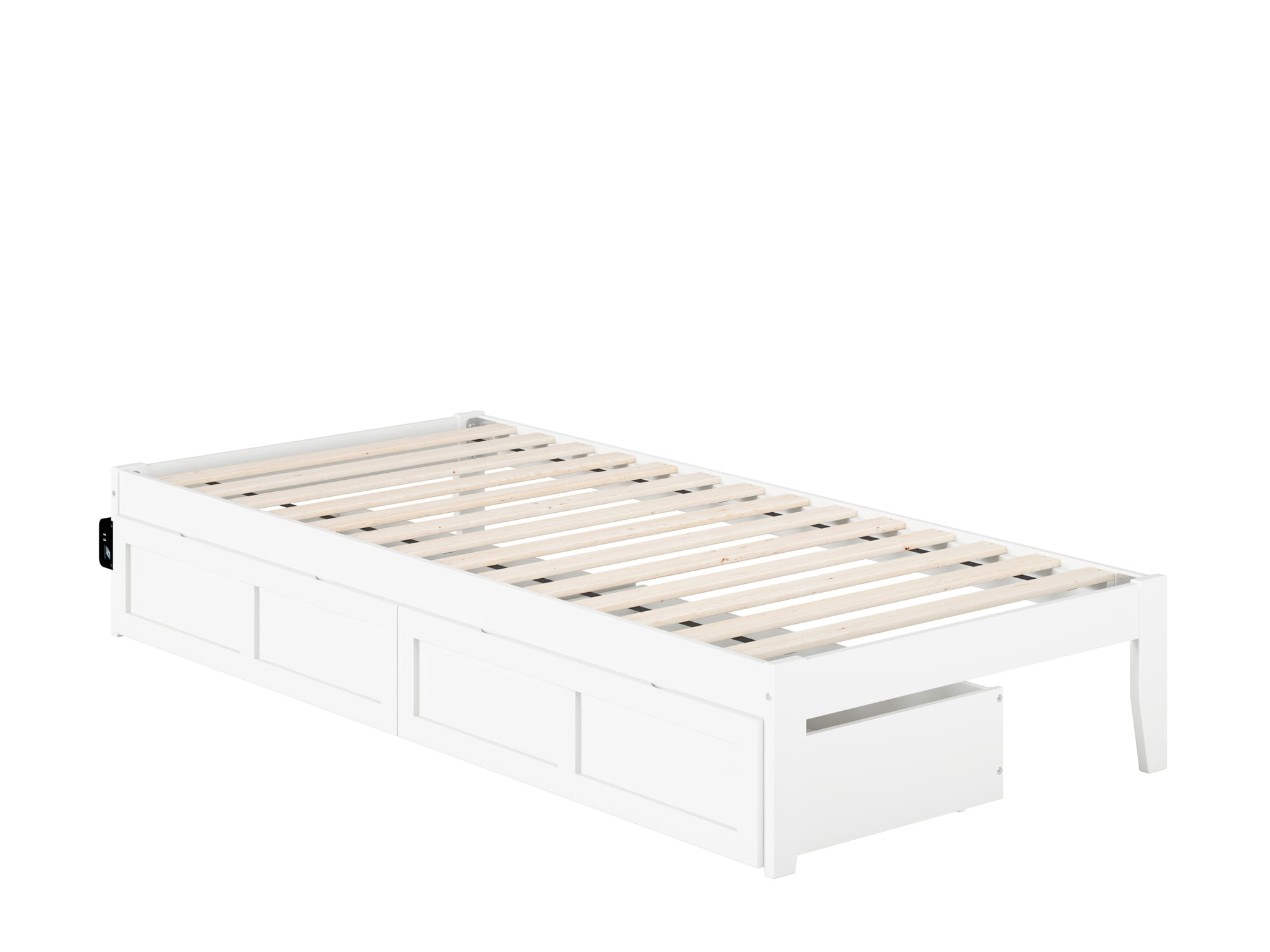 Colorado Twin Extra Long Bed With Usb, Extra Long Bed Frame Twin