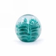 thumbnail image 1 of Teal Obsidian Glass Paper Weight, 1 of 1