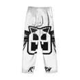 thumbnail image 3 of Lsque Geometry Dash Print Men's Pajama Pants, Lounge Pant - Comfortable Home Wear,Elastic Waistband, Stylish Design-X-Large, 3 of 9