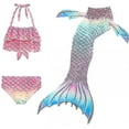 thumbnail image 1 of Children's Mermaid Mermaid Tail Swimsuit Mermaid, 1 of 1