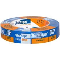 Shurtape CP 27 14-Day Painter's Tape, Multi-Surface, 24mm x 55m, Blue, 1 Roll