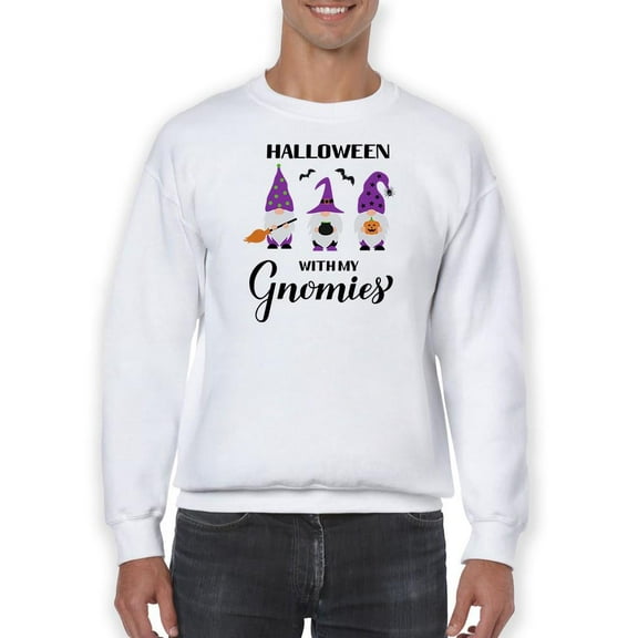 Halloween W My Gnomies Sweatshirt Men -Image by Shutterstock, Male 5X-Large