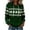 Dark Green3, variant on St. Patrick's Day Hoodie for Women, Print Shamrock Knot Pattern Pullover Sweatshirt with Front Pocket(Dark Green,L)