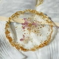 thumbnail image 6 of 10 Pcs Crystal Agate Slice Coaster Mold Glossy Mug Pad Resin Casting Mold Jewelry Decorative Making Epoxy Silicone Mould, 6 of 10