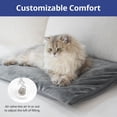 thumbnail image 3 of Petace Outdoor Heated Cat Bed, Soft Pet Heating Pad with Steel-Wrapped Cord, Outside Pet Warmer for Feral Cats and Dogs, 19.7" x 15.7", 35 Watts, 3 of 7