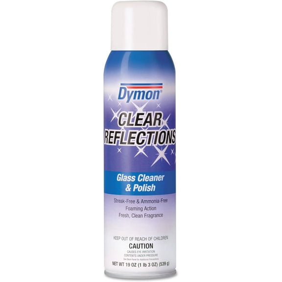 Clear Mirror & Glass Cleaner, 20 oz, Aerosol, 12/Carton