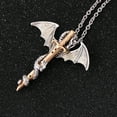 thumbnail image 3 of Luminous Dragon Necklace for Men - Fashion Alloy Jewelry with Glow-in-the-Dark Design, Perfect for Banquets & Daily Style, 3 of 3