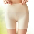 thumbnail image 4 of OFFIGAM Khaki High Waist Safety Shorts with Elastic Waistband Ice Workwear, 4 of 10