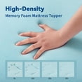 thumbnail image 5 of 3 Inch Gel Memory Foam Mattress Topper Twin, Cooling Mattress Topper with Removable & Washable Bamboo Cover, CertiPUR-US Certified, 5 of 6