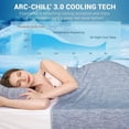 thumbnail image 3 of Aship Cooling Blanket Twin 59"x 79" Blue , Summer Blanket Q-MAX>0.5 Arc-Chill Cold Blanket Soft Breathable Double-Sided Bed Blankets for Beds Sofa Travel Reading - Blue, 3 of 9