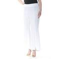 thumbnail image 5 of INC Womens White Flare Pants Plus Size: 20W, 5 of 5