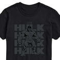 thumbnail image 3 of Marvel Hulk - Monochrome - Men's Short Sleeve Graphic T-Shirt, 3 of 5