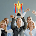 thumbnail image 2 of Trophée d'Or 11.8 Pouces pour Compétitions de Réunions Sportives, Récompenses d'Équipe de Gagnants de Soccer et Fêtes de Compétition, 2 of 5