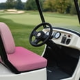 thumbnail image 6 of Pzuqiu Golf Cart Seat Cover Comfortable Polyester, Compatible with Golf Carts Outdoor, for Club Car Precedent Ezgo Golf Cart, Pink, 6 of 10