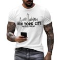 thumbnail image 5 of Never Forget 911 25th Anniversary T Shirts Men Patriotic Memorial Graphic Tee Courage Hope Patriotic 9/11 Memorial Shirts, 5 of 5