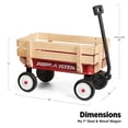thumbnail image 4 of Toy Wagon Radio Flyer My 1st Steel & Wood con osito de peluche para niños, 4 of 9