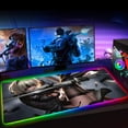 thumbnail image 1 of Alfombrilla De ratón RGB con retroiluminación Led, Tapis De Souris NieR Automata, accesorios para juegos, Alfombrilla De escritorio LIUWENJING unisex, 1 of 2