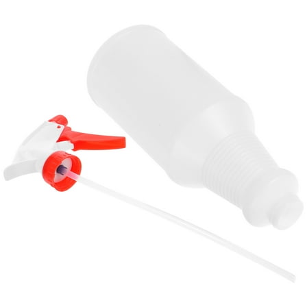 WASHWEPE Aerosol Spray Bottle Red Plastic Spray Bottle 1Set Leak Proof Cylindrical Shape