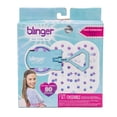 thumbnail image 1 of Blinger On The Go Mini Starter Kit - Kind (Blue) | 80 Rhinestones | Hair Styling Tool | Hair-Safe - Bling In Brush Out, 1 of 5