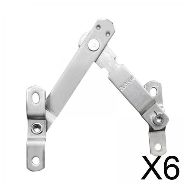 6 Topes Para Ventanas De Guillotina, Limitadores De Ventanas, Seguridad Para Patios, Salas De Estar, 15,6 Cm X 13 Mm
