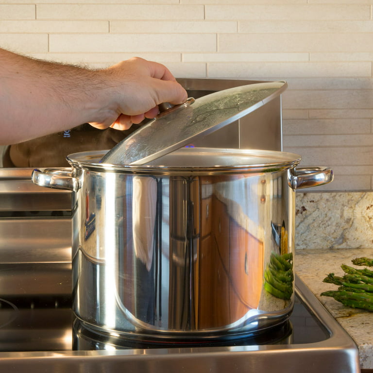Ecolution Stainless Steel Stock Pot with Encapsulated Bottom