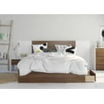 thumbnail image 1 of Nexera Foliage 4 Piece Bedroom Set, Walnut and White, 1 of 5