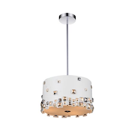 Crystal World Shadow 5-Light Drum Pendant