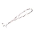 thumbnail image 4 of Pulsera musulmana de cuentas de oración, ligera, duradera y de resina, estilo elegante y atractiva, para mujeres y hombres, color blanco., 4 of 14