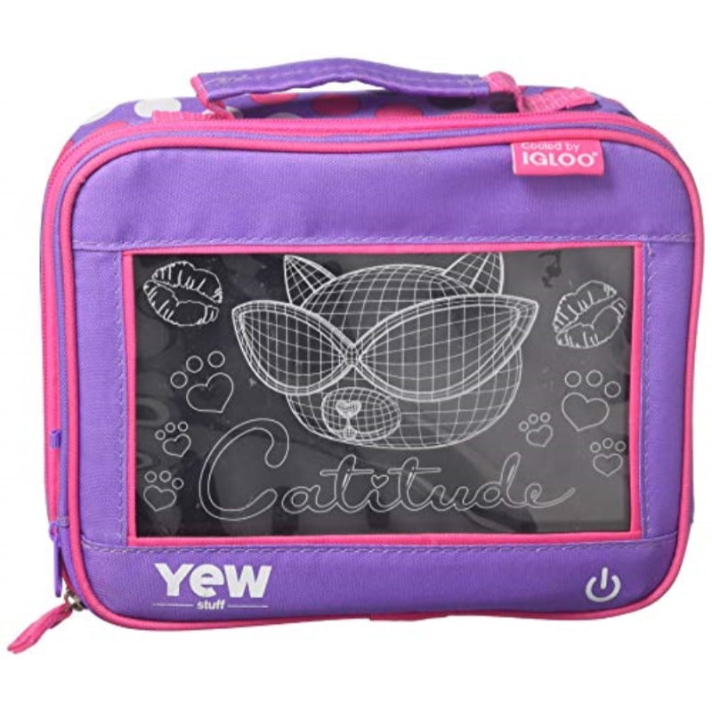 light purple lunch box