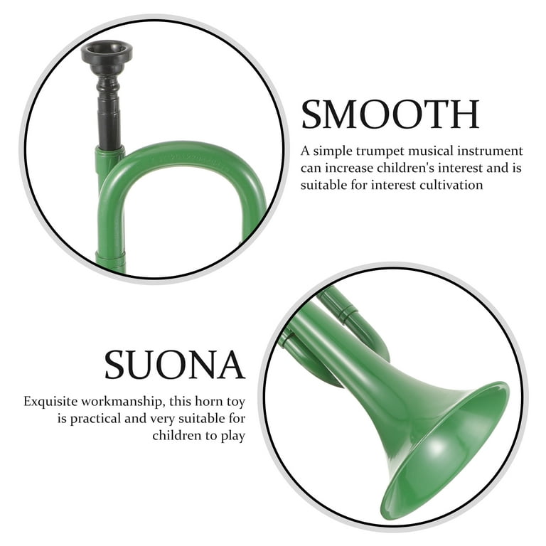 HOMEMAXS B Flat Trumpet Plastic Trumpet Instrument for Children
