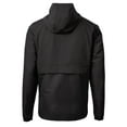 thumbnail image 3 of Men's Cutter & Buck Black Baltimore Orioles City Connect Charter Eco Recycled Half-Zip Anorak Jacket, 3 of 3