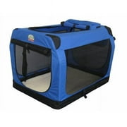 Go Pet Club  28 in. Blue Soft Portable Pet Carrier