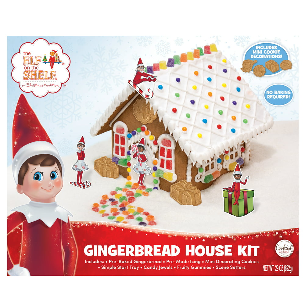 The Elf on the Shelf Gingerbread House Kit, 29 Oz - Walmart.com ...
