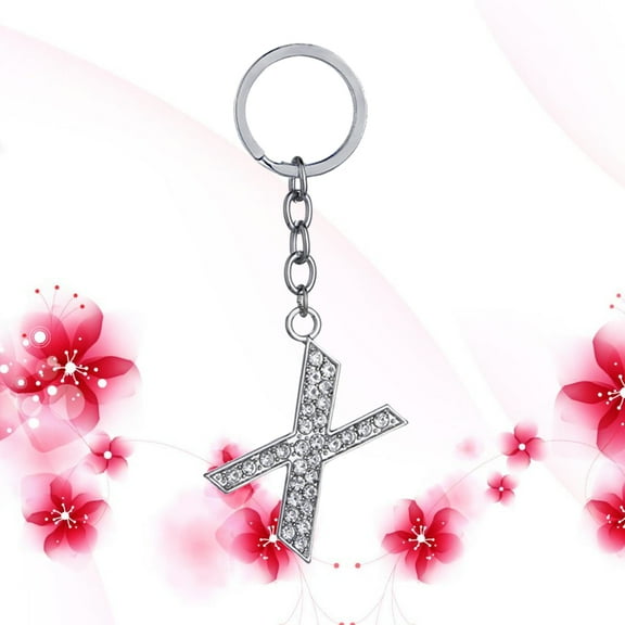 Mobutofu 1Set Charm Letter Pendant For Purse And Bags Zinc Alloy Rhinestones For Women