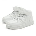 thumbnail image 2 of Victoria Toddlers Tiempo Faux Leather High-Top Sneakers, White,9 M US, 2 of 7