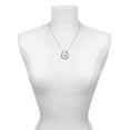thumbnail image 3 of Delight Jewelry Silvertone Skull and Crossbones with Pink Crystals Silvertone Grandmother Ring Charm Necklace, 18", 3 of 4