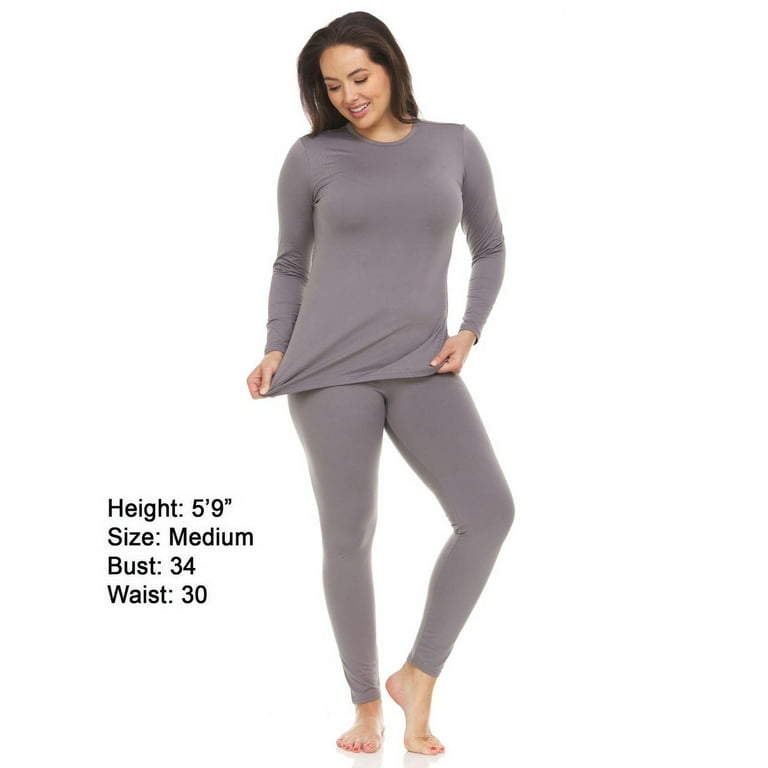 Thermal Underwear for Women, Winter Warm Long Johns Thermal Sets Cold –  MEETWEE