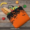 thumbnail image 5 of Honeii Halloween With Black Bats Print Tote Bag, Reusable Grocery Shopping Bag,Shoulder Bag with Inner Pocket, 5 of 7