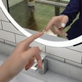 thumbnail image 5 of Sinber 36" Round Makeup Vanity Wall LED Bathroom Mirrors with Illuminated Light and D-Fog MA04R36TD-OK, 5 of 13