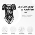 thumbnail image 5 of Picia Snake Womens One Piece Swimsuits Modest Tummy Control Bathing Suits Lace Up Slimming Swim Suit-Small, 5 of 9