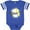 Football Blue and White, variant on Inktastic World Down Syndrome Day Brave Boys or Girls Baby Bodysuit