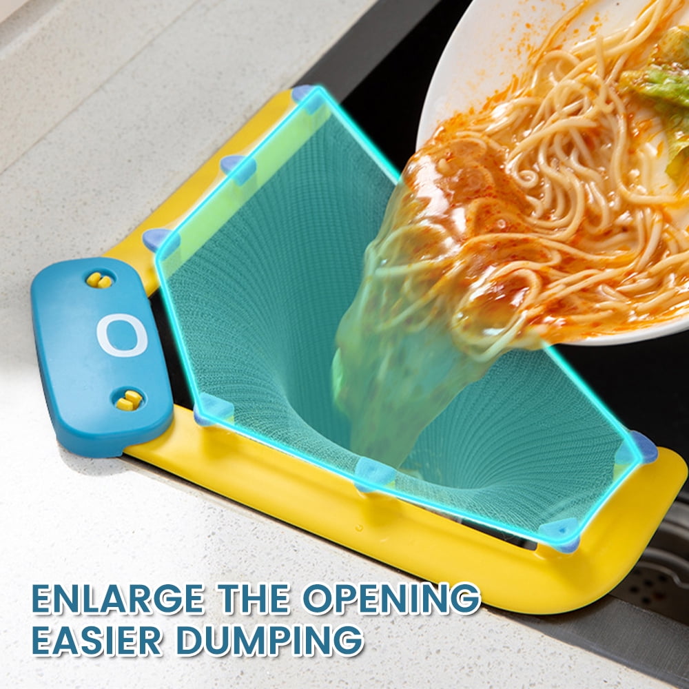 Ghopy Corner Sink Strainer Basket Triangle TriHolder Filter Sink