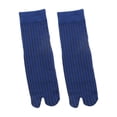 thumbnail image 4 of Calcetines de Calcetines de Rayas Tabi Corrector de Hallux - Azul Sunnimix 2 calcetines, 4 of 8